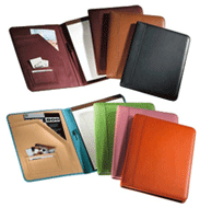 Colored Leather Embossed Binder Folders